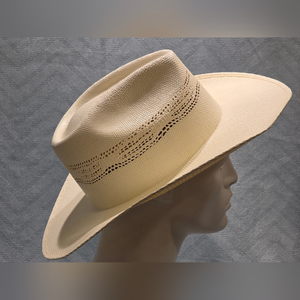 Wild Hunnie Custom Western Straw Hat Size Large